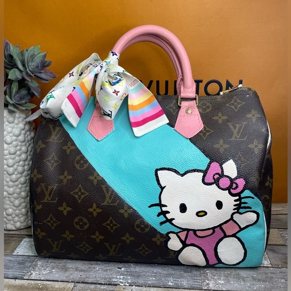 Louis Vuitton Speedy 30 HELLO KITTY - Picture 2 of 6